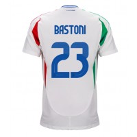 Echipament fotbal Italia Alessandro Bastoni #23 Tricou Deplasare European 2024 maneca scurta